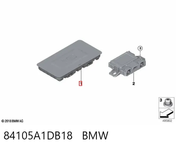  84105A1DB18 BMW
