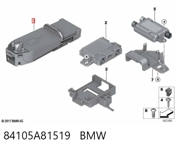  84105A81519 BMW