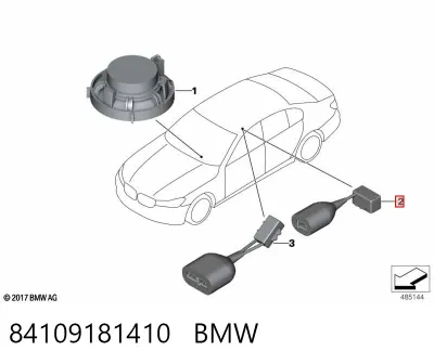 Микрофон BMW 84109181410