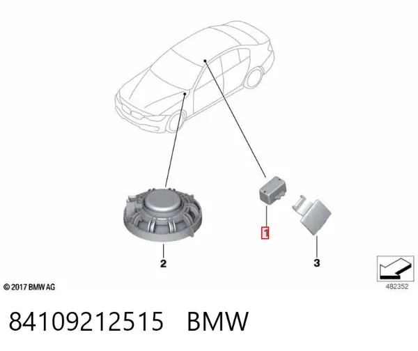  84109212515 BMW