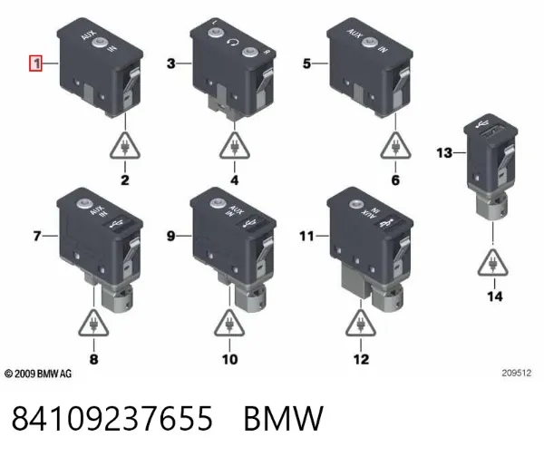  84109237655 BMW