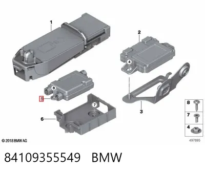 USB-разветвитель BMW 84109355549