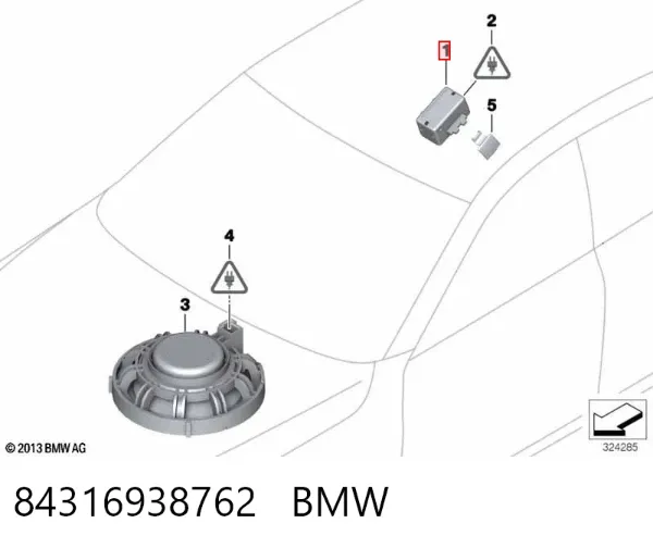 Микрофон 84316938762 BMW