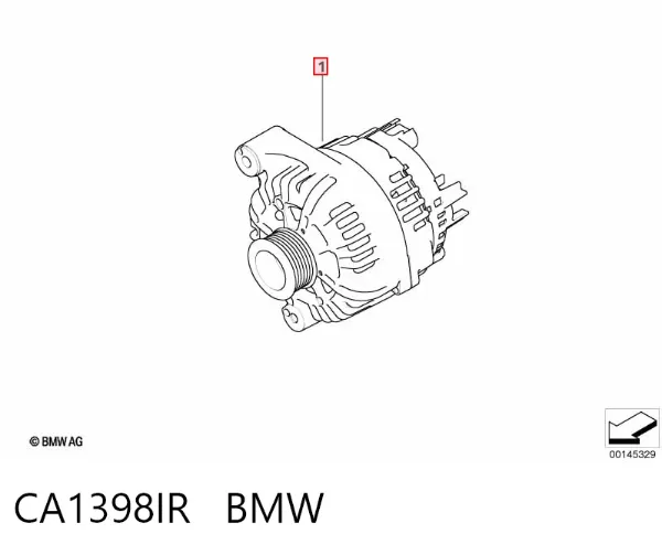 Генератор CA1398IR BMW