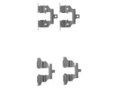 Пластина противоскрипная крепления тормозной колодки передней