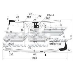 Лобовое стекло 5610160925 Toyota