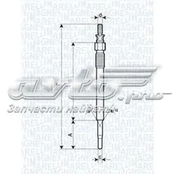 Свечи накала UY1A Magneti Marelli