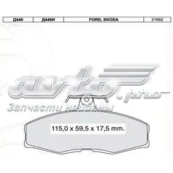 Передние тормозные колодки D446E Dafmi
