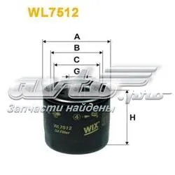 WL7512 WIX Масляный фильтр двигателя