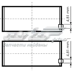 Вкладыши шатунные 209PL20225000 Mahle Original