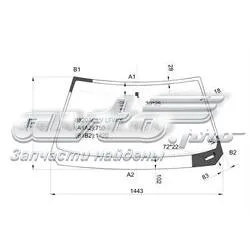 Лобовое стекло Volvo 440 K