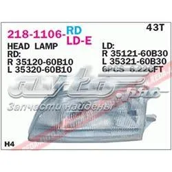 Левая фара 2181106LLDE Depo/Loro/Abakus