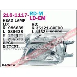 Правая фара 2181117RLDEM Depo/Loro/Abakus