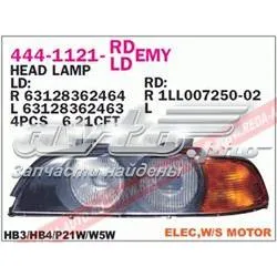 Левая фара 4441121LLDEMY Depo/Loro/Abakus