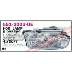 Фара противотуманная правая 5512003RUE Depo/Loro/Abakus