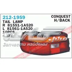 Задний фонарь 2121959R Depo/Loro/Abakus
