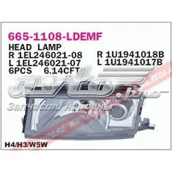 Правая фара 6651108RLDEMF Depo/Loro/Abakus
