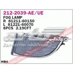 Фара противотуманная левая 2122039LUE Depo/Loro/Abakus