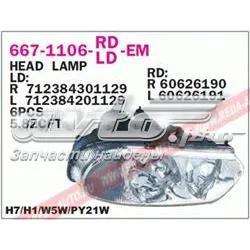 Левая фара 6671106LLDEM Depo/Loro/Abakus
