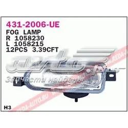 Фара противотуманная левая 4312006LUE Depo/Loro/Abakus