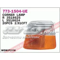 Поворотник левый Volvo 940 944