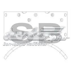 Накладка тормозная передняя (TRUCK) 3TR326 Tribo