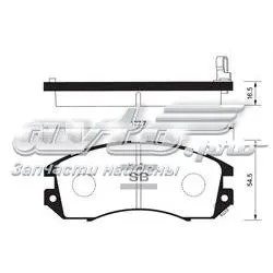 Передние тормозные колодки SP1120 Sangsin