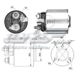 Втягивающее реле стартера 492 ZM