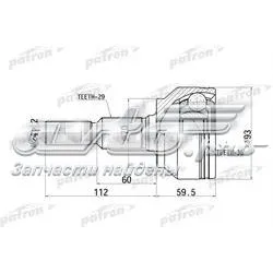 ШРУС наружный передний PCV6879 Patron