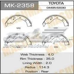 Задние барабанные колодки MK2358 Masuma
