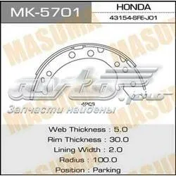 Колодки ручника MK5701 Masuma