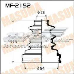 Пыльник ШРУСа задней полуоси внутренний MF2152 Masuma