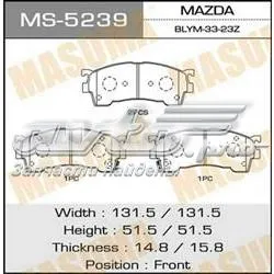 Передние тормозные колодки MS5239 Masuma