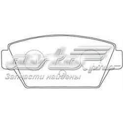 Задние тормозные колодки PN3110 Nibk
