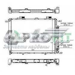 Радиатор охлаждения двигателя Profit PR3563A1 цена, от