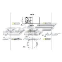 Ступичный подшипник передний Starline LO01438