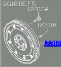 Маховик NISSAN 12310AU300