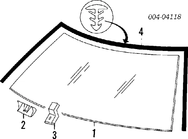 Автомобильные стекла Крайслер Вояжер I ES