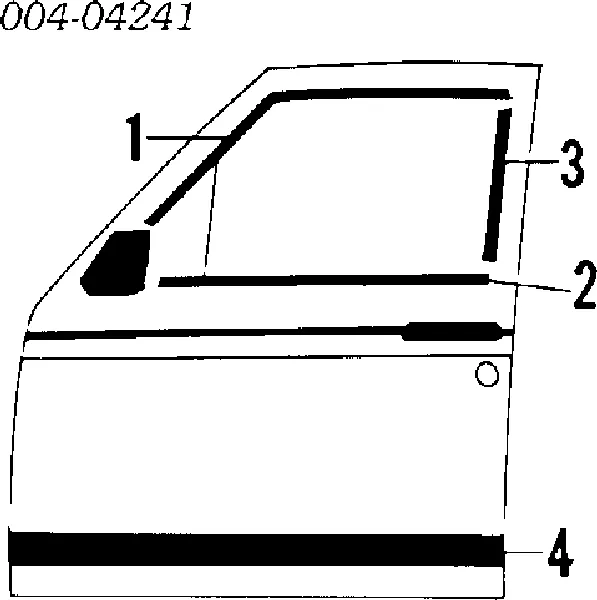 Правое зеркало 55075432 AMC