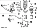 Сайлентблок переднего рычага MITSUBISHI MB518968