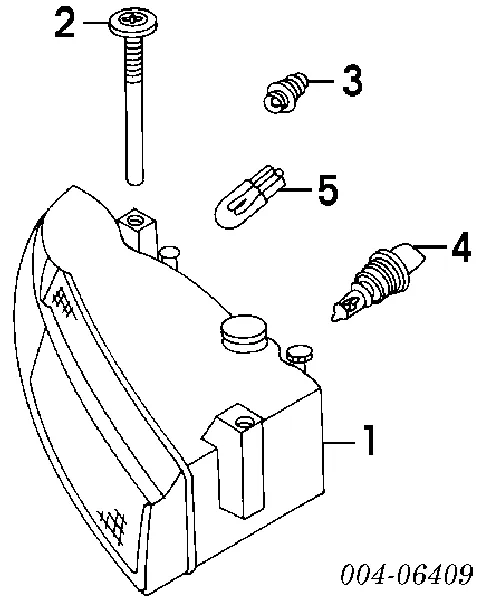 Передние тормозные колодки 4778223 Chrysler