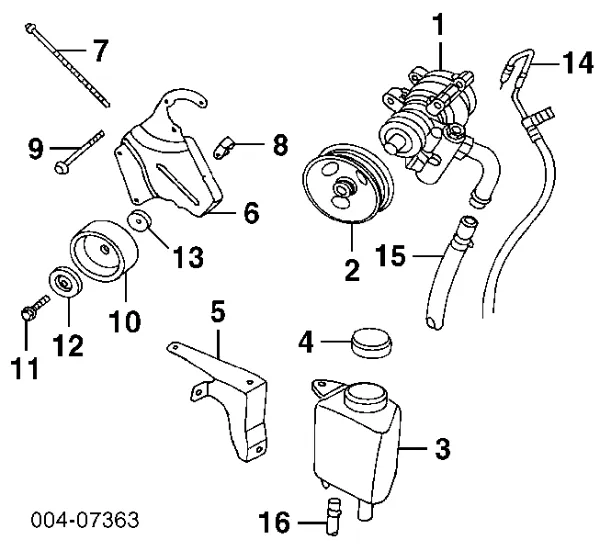 Купить Бачок ГУР Крайслер Вояжер I ES 