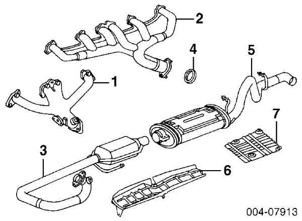Выпускной коллектор 53013263AB Chrysler