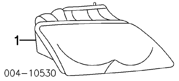 Левая фара 2460091 Polcar