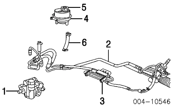 Насос ГУР 4743801AD Chrysler