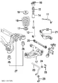 Подрамник задний Audi A4 8E2