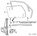 Мотор стеклоподъемника двери задней правой VAG 4B0959802C