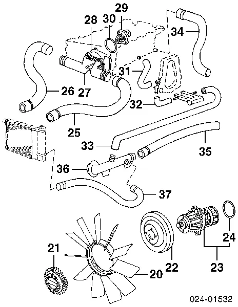 Прокладка водяной помпы 11531721218 BMW