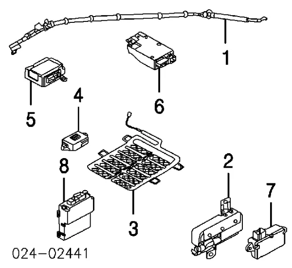 Датчик SRS 65776920470 BMW