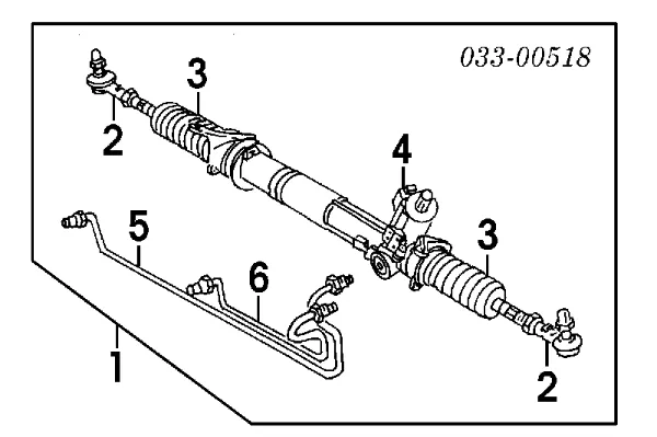 Рулевая рейка MNA3891CB Jaguar